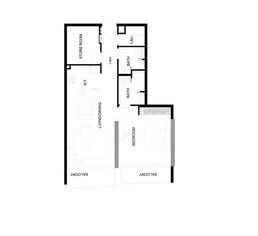 1 Bed 1356 Sq. Ft. Apartment in Binghatti Dusk
