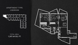 2 Beds 1248 Sq. Ft. Apartment in Binghatti Gate