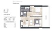 Binghatti Ghost 1 Bed Layout