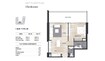Binghatti Ghost 1 Bed Layout