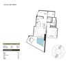 Binghatti Grove 1 Bed Layout