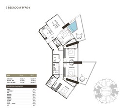 3 Beds 1895 Sq. Ft. Apartment in Binghatti Grove