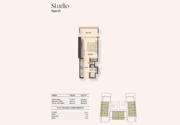 390 Sq. Ft. Studio in Binghatti Hillside