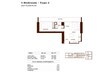 Binghatti Hillviews 1 Bed Layout