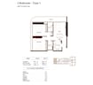 Binghatti Hillviews 2 Beds Layout