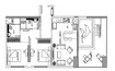 Binghatti House 2 Beds Layout