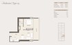 Binghatti Ivory 1 Bed Layout