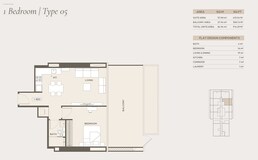 1 Bed 914 Sq. Ft. Apartment in Binghatti Ivory