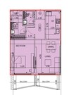 Binghatti Jasmine 1 Bed Layout