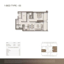 1 Bed 925 Sq. Ft. Apartment in Binghatti Moonlight