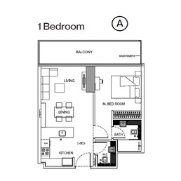 1 Bed 420 Sq. Ft. Apartment in Binghatti Onyx Apartments