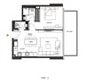 Binghatti Phoenix 1 Bed Layout