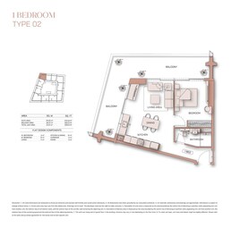 1 Bed 878 Sq. Ft. Apartment in Binghatti Pinnacle