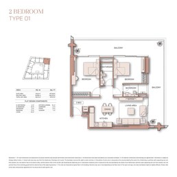 2 Beds 1317 Sq. Ft. Apartment in Binghatti Pinnacle