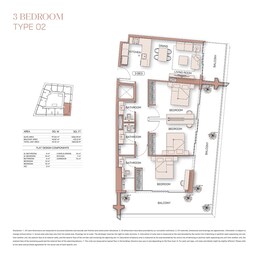 3 Beds 1523 Sq. Ft. Apartment in Binghatti Pinnacle