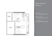 Binghatti Point 1 Bed Layout