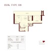 Binghatti Ruby 1 Bed Layout