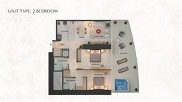 2 Beds 1216 Sq. Ft. Apartment in Binghatti Skyblade
