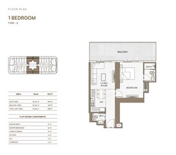1 Bed 825 Sq. Ft. Apartment in Binghatti Skyhall