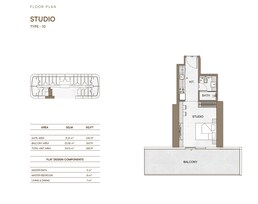 583 Sq. Ft. Studio in Binghatti Skyhall