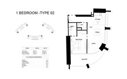 1 Bed 762 Sq. Ft. Apartment in Binghatti Skyrise