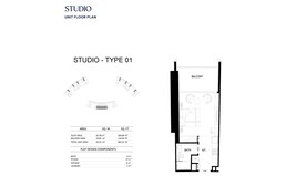 465 Sq. Ft. Studio in Binghatti Skyrise