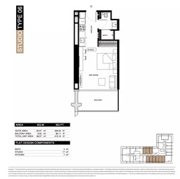 415 Sq. Ft. Studio in Binghatti Starlight