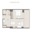 Binghatti Trillionaire Residences 1 Bed Layout