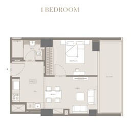 1 Bed 1234 Sq. Ft. Apartment in Binghatti Trillionaire Residences