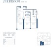 Binghatti Twilight 2 Beds Layout