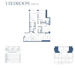 3 Beds 1320 Sq. Ft. Apartment in Binghatti Twilight