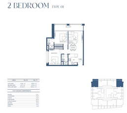 2 Beds 874 Sq. Ft. Apartment in Binghatti Twilight