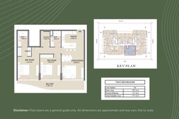 2 Beds 1143 Sq. Ft. Apartment in Bithaus Aero 1