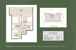 2 Beds 947 Sq. Ft. Apartment in Bithaus Aero 1