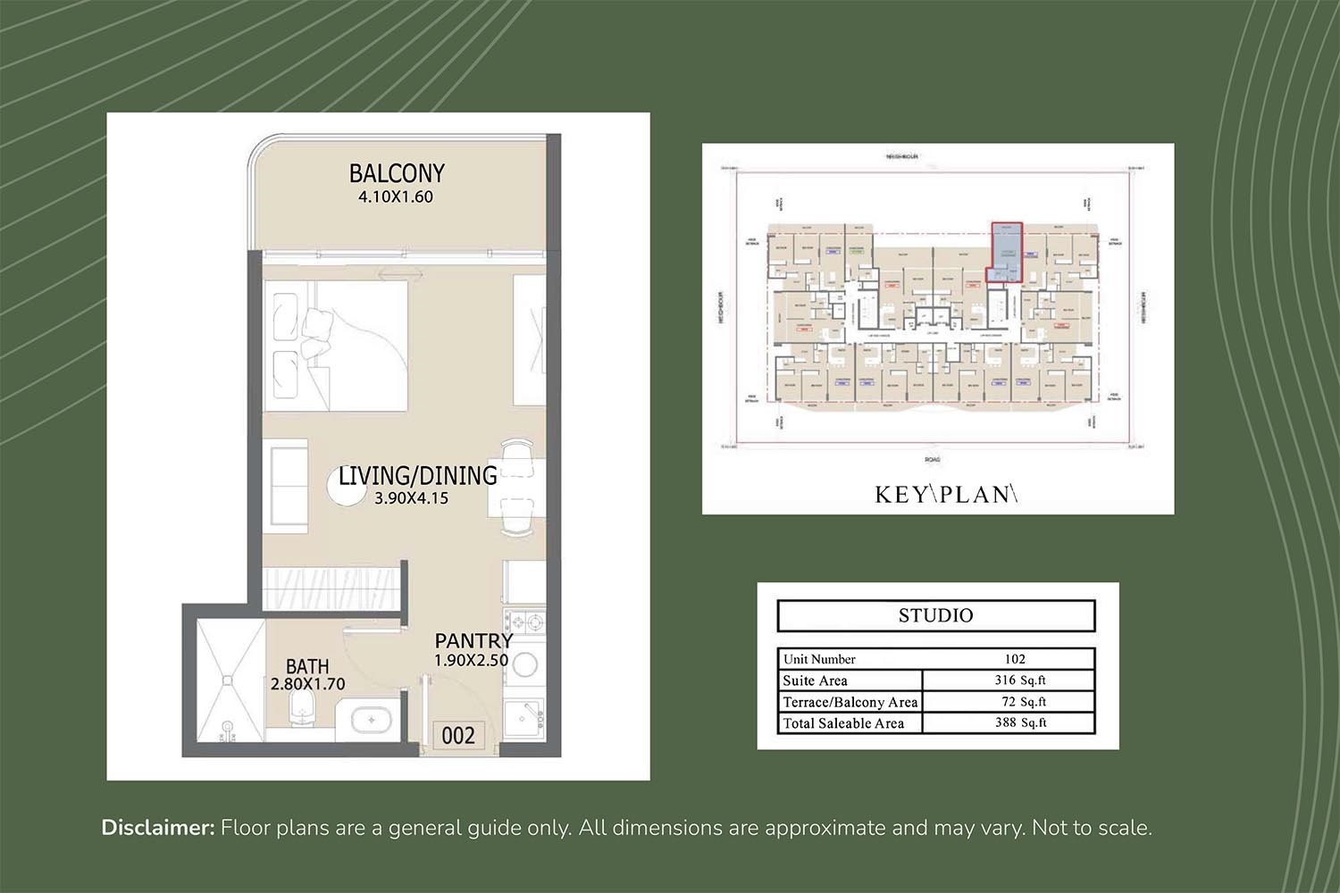 388 Sq. Ft. Studio in Bithaus Aero 1