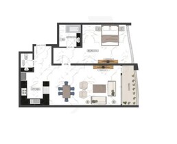 1 Bed 776 Sq. Ft. Apartment in Blanco Paradise View 1