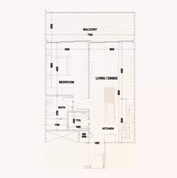 1 Bed 645 Sq. Ft. Apartment in Bling Avenue 1