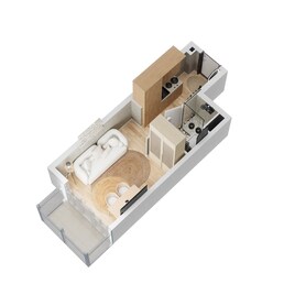 370 Sq. Ft. Studio in Bloom Tower