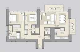2 Beds 1636 Sq. Ft. Apartment in BLVD Heights Podium