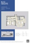 BLVD Heights Podium 2 Beds Layout