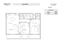 2 Beds 1339 Sq. Ft. Apartment in BNH Equiti Gardens
