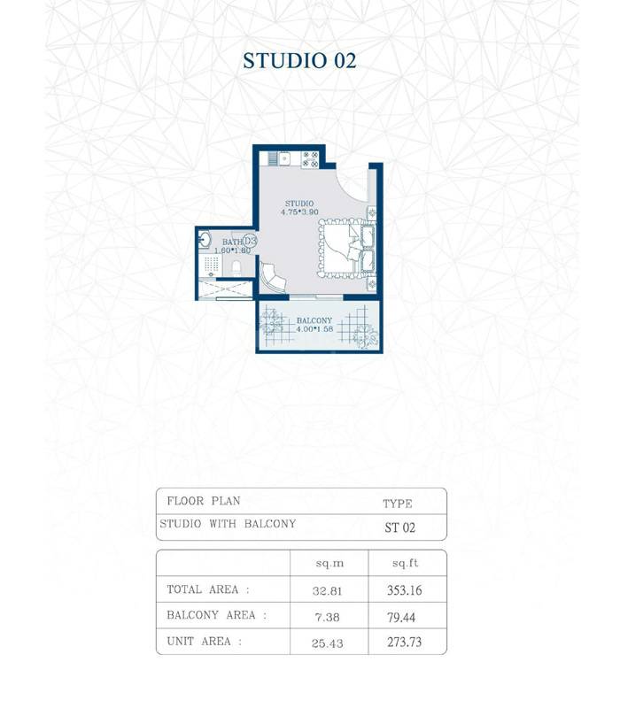 BNH Smart Tower Studio Layout