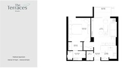 1 Bed 727 Sq. Ft. Apartment in Bolton The Terraces