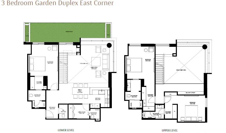Boston The Terraces 3 Beds Layout