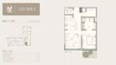 Casa Aquora 1 Bed Layout
