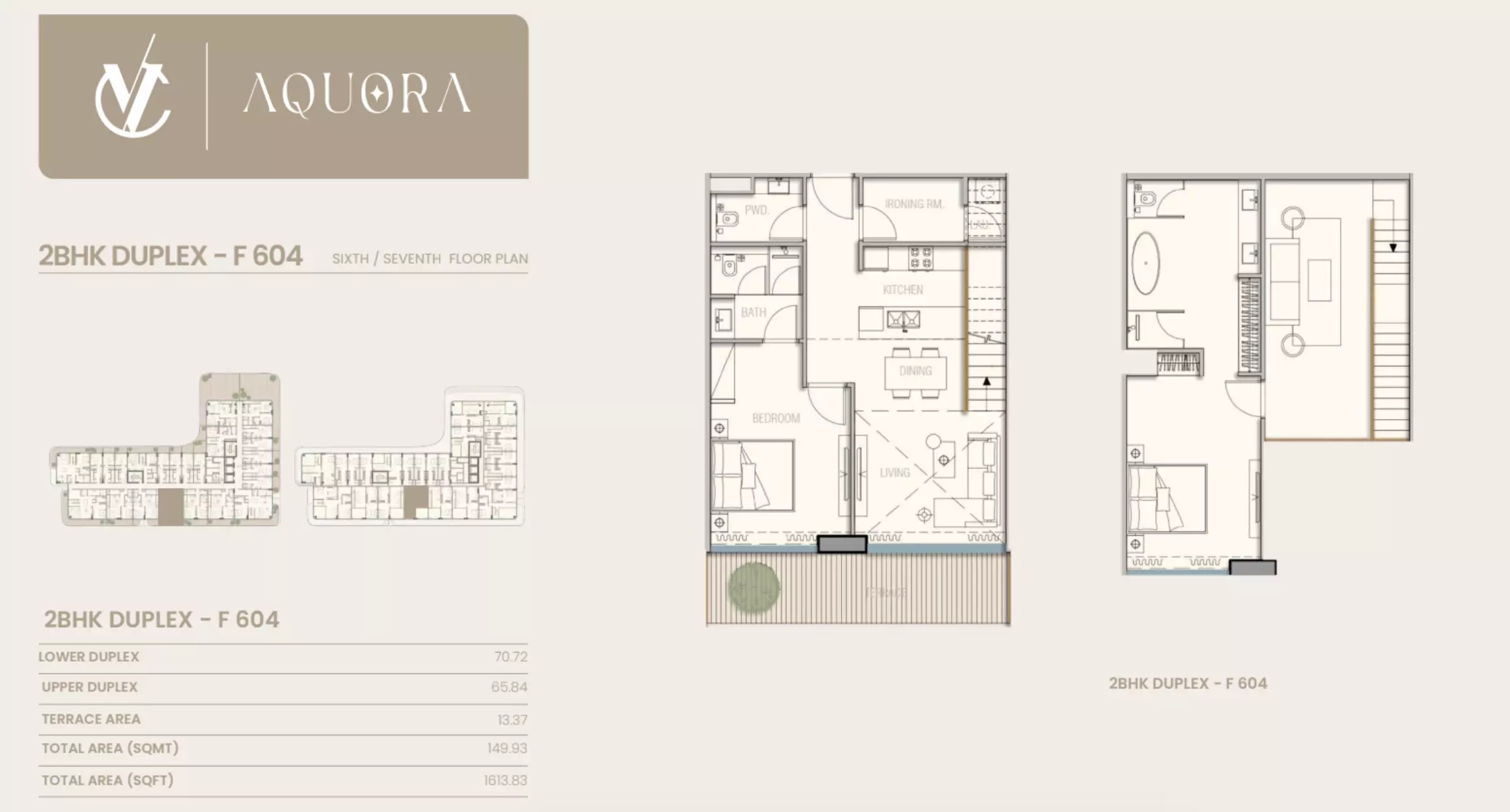2 Beds 1613 Sq. Ft. Apartment in Casa Aquora