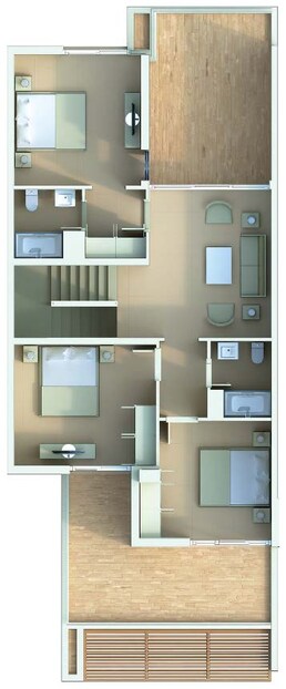 4 Beds 2787 Sq. Ft. Townhouse in Cassia Townhouses