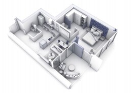 1 Bed 909 Sq. Ft. Apartment in Cayan Cantara