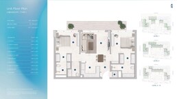 2 Beds 1433 Sq. Ft. Apartment in Centurion Sola Residences