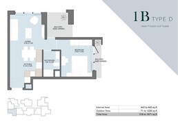 2 Beds 1671 Sq. Ft. Apartment in Century Alba Tower